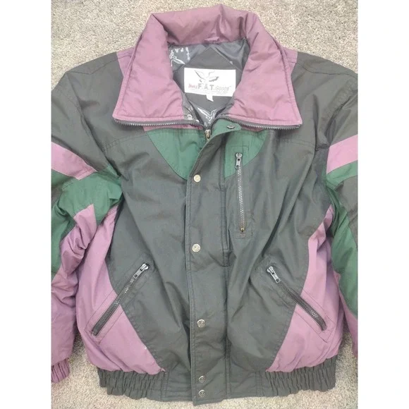 Vintage Triple F.A.T. Goose Down Jacket Men's Large 90s Turbo Sportswear